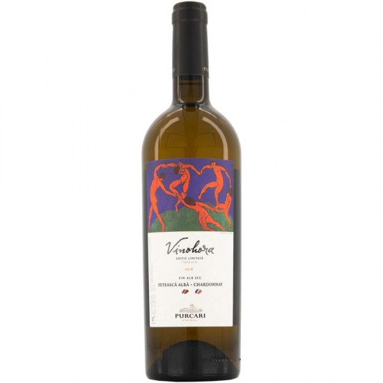 Vin Alb Sec Vinohora Purcari 13.5%, 0.75 L, Vin Alb Sec, Vinuri Albe, Vinuri Seci Albe Vinohora, Vin Alb Sec Purcari, Vin Purcari, Vinohora de Purcari, Vin Alb Purcari