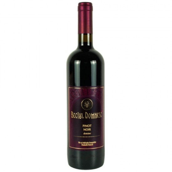 Vin Rosu Demisec Pinot Noir Vincon Beciul Domnesc, 0.75 L, 13.5% Alcool, Vin Pinot Noir Beciul Domnesc, Vin Beciul Domnesc, Vin Rosu Beciul Domnesc, Vin Demisec Beciul Domnesc, Vin Rosu Demisec Beciul Domnesc