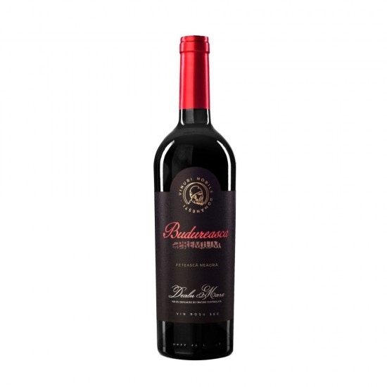 Vin Rosu Sec, Budureasca Premium, Feteasca Neagra, 0.75 L, Vin Rosu Sec, Budureasca Premium Feteasca Neagra, Bauturi Alcoolice, Vin Rosu Budureasca, Vin Rosu Alcool 14.5%