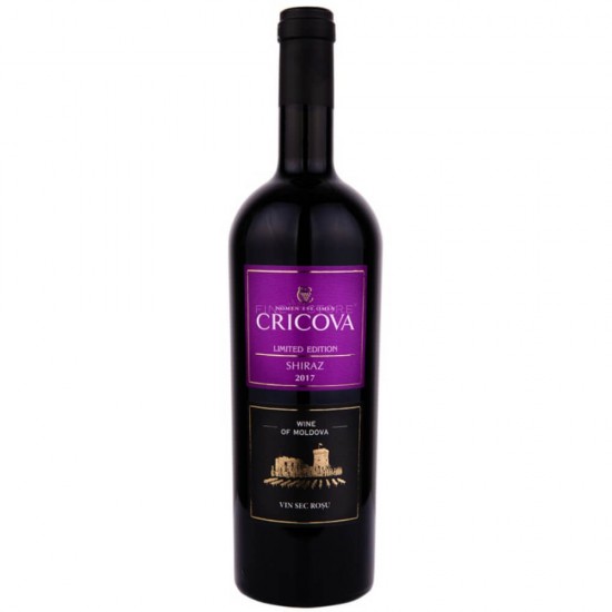 Vin Rosu Sec Shiraz Cricova Limited Edition, 0.75l, Alcool 13%, Vin, Vin Rosu, Vin Rosu Sec, Vin Rosu Cricova, Vin Rosu Sec Cricova, Vin Shiraz, Shiraz Cricova, Vin Cricova Rosu, Vin Sec Cricova, Vin Sec