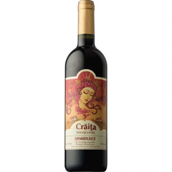 Vin Rosu Demidulce Jidvei Craita Transilvaniei, 0.75l, Alcool 11.5%, Vin, Vin Rosu, Vin Rosu Demidulce, Vin Rosu Jidvei, Vin Rosu Demidulce Jidvei, Vin Craita Jidvei, Vin Jidvei Rosu, Vin Demidulce Jidvei, Vin Demidulce