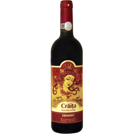 Vin Rosu Demisec Jidvei Craita Transilvaniei, 0.75l, Alcool 11.5%, Vin, Vin Rosu, Vin Rosu Demisec, Vin Rosu Jidvei, Vin Rosu Demisec Jidvei, Vin Craita Jidvei, Vin Jidvei Rosu , Vin Demisec Jidvei, Vin Demisec