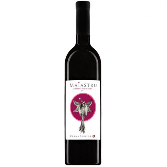 Vin Rosu Sec Crama Oprisor Maiastru Cabernet Sauvignon, 13.5% Alcool, 0.75 L, Vin Rosu, Vinuri Rosii, Vinuri Seci Rosii Maiastru Cabernet Sauvignon, Maiastru Cabernet Sauvignon Vin Rosu Sec, Vinuri Seci Cabernet Sauvignon