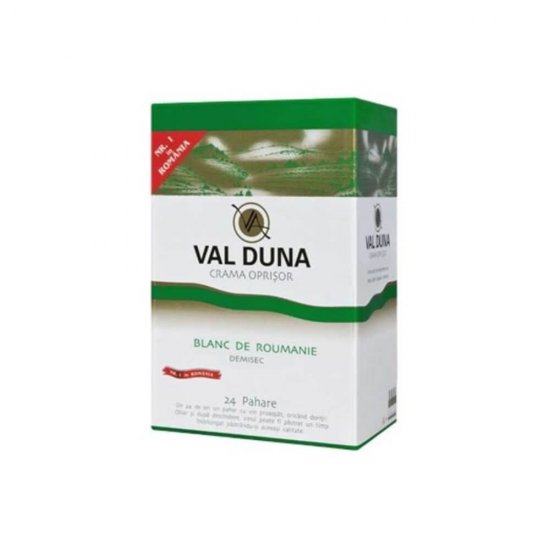 Vin Alb Demisec Val Duna Blanc de Roumanie 5L, Alcool 15.5%, Vin Alb, Vin Alb Demisec, Vin Alb Val Duna, Vin Alb Demisec Val Duna, Vin Blanc de Roumanie Val Duna, Vin Val Duna Alb, Vin Demisec Val Duna, Vin Demisec
