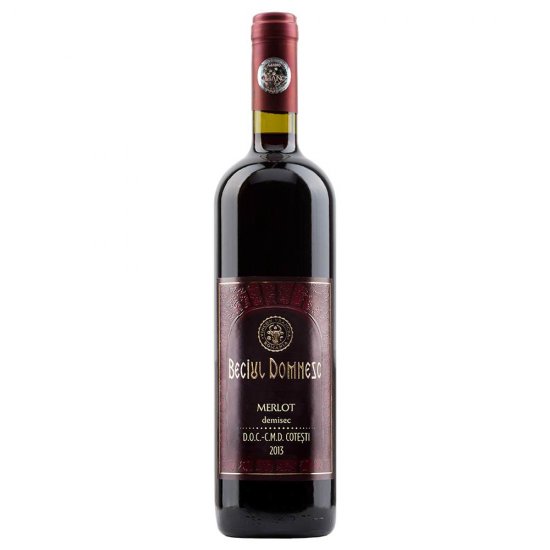 Vin Rosu Demisec Sec Beciul Domnesc Merlot, 0.75 l, 13% Alcool, Vin Demisec, Vinuri Rosii, Vinuri Demiseci, Vin Demisec Rosu, Vin Beciul Domnesc, Vinuri Beciul Domnesc, Vin Merlot, Merlot, Vinuri Romanesti
