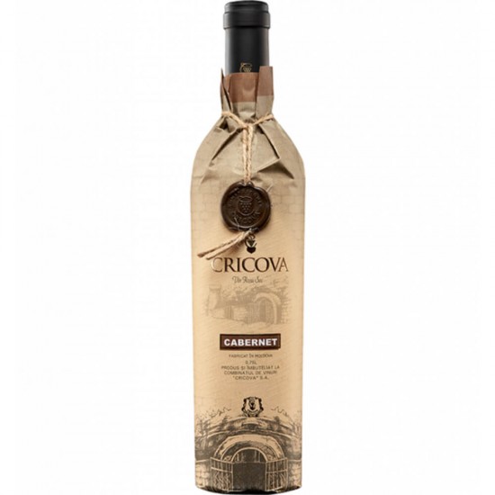 Vin Rosu Demidulce CRICOVA Hartie, Cabernet, 0.75 l, 13% Alcool, Vin Rosu, Vin Rosu Cabernet, Vin Cabernet Demidulce, Vin Rosu din Struguri, Vin Demidulce Cabernet Rosu, Vin Demidulce din Sturguri, Vinuri Rosu, Vinuri Demidulci, Vinuri la Sticla