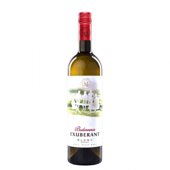   Vin Cupaj Alb Demisec Budureasca Exuberant Blanc, 13% Alcool, 0.75 L, Vin Alb, Cupaj Vin Alb Demisec, Cupaj de Vinuri, Vinuri Albe, Vinuri Demiseci, Vin Demisec, Cupaj Alb, Vin Budureasca, Vinuri Budureasca, Cupaj Alb Demisec