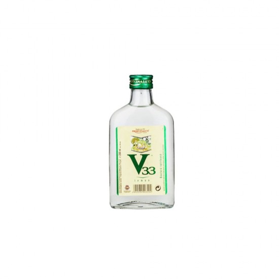 Vodka V33 Lemon 33%, 0.2 L, V33 Vodka, Vodka 33% Lemon, Bautura Alcoolica Vodka, Bautura Alcoolica V33 Lemon, Vodka cu Lamaie