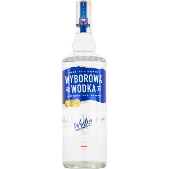 Vodca Wyborowa, 37.5% Alcool, 1L, Sticla de Vodca Ieftine, Vodca la 1l, Vodca Classica, Vodca cu 37% Alcool, Alcool Ieftin, Bautura cu Alcool 37%, Vodka cu Gust Puternic