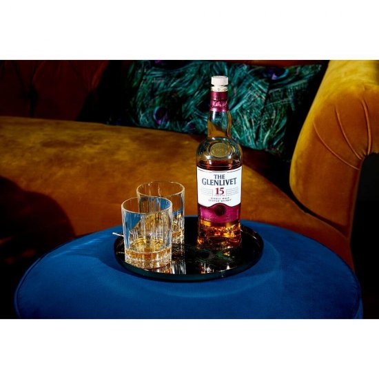 Whisky Glenlivet, Alcool 40%, 0.7 L, 15 Ani Vechime, Whisky Invechit, Whisky 15 Ani Vechime, Whisky Glenlivet 15 Ani, Whisky Single Malt, Scotch Whisky Glenlivet, Glenlivet Single Malt Scotch Whisky, Whisky Premium, Premium Whisky