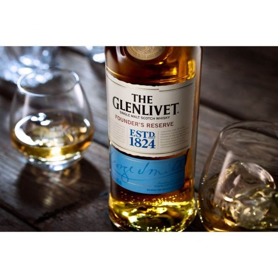 Whisky Glenlivet Founder's Reserv, 0.7 L, 40% Alcool, Whisky Single Malt, Scotch Whisky Glenlivet Founders Reserv, Glenlivet Single Malt Scotch Whisky, Whisky Premium, Premium Whisky, Bautura Alcoolica Glenlivet, Bauturi Alcoolice Glenlivet