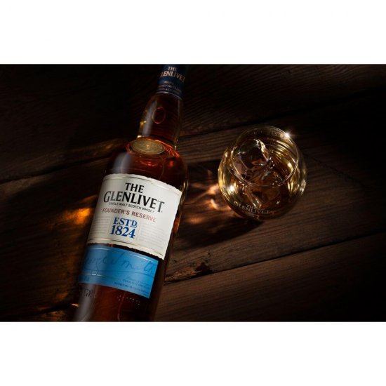 Whisky Glenlivet Founder's Reserv, 0.7 L, 40% Alcool, Whisky Single Malt, Scotch Whisky Glenlivet Founders Reserv, Glenlivet Single Malt Scotch Whisky, Whisky Premium, Premium Whisky, Bautura Alcoolica Glenlivet, Bauturi Alcoolice Glenlivet