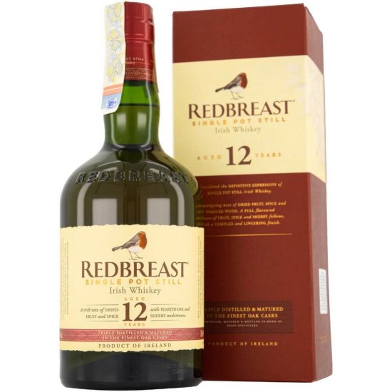 Whisky Redbreast, 0.7 L, 40% Alcool, 12 Ani Vechime, Whisky 12 Ani Vechime, Whisky Redbreast 12 Ani, Redbreast Single Pot Still Irish Whisky Aged 12, Whisky Irlandez, Irish Whisky Premium, Premium Whisky, Bautura Alcoolica Redbreast