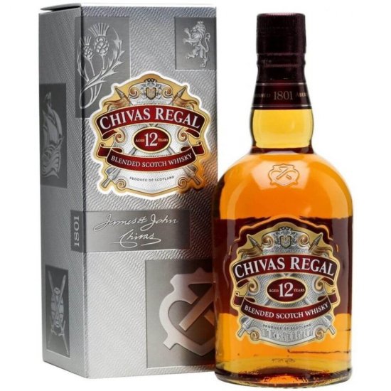 Whisky Chivas Regal, Alcool 40%, 1 L, 12 Ani Vechime, Blended Scotch Whisky Chivas Regal, Whisky Scotch Chivas Regal, Whisky Scotian Chivas Regal, Whisky 12 Ani Vechime, Whisky Invechit, Whisky Chivas Regal 12 Ani