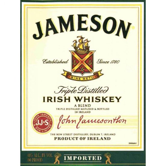 Whisky Jameson, Alcool 40%, 0.05 L, Jameson Whisky, Bautura Spirtoasa Jameson, Bautura Spirtoasa 40 % Alcool, Bautura Alcoolica, Jameson 0.05 L, Jameson 50 ml, Whisky 50 ml, Mini Whisky, Mini Sticla de Whisky, Sticla de Whisky Mica