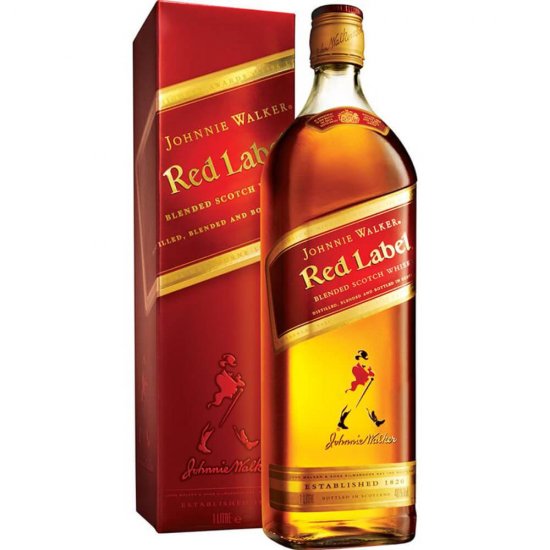 Whisky Johnnie Walker Red Label 1L, Alcool 40%, Whisky Bun, Whisky de Calitate, Johnnie Walker Whisky, Whisky 1l, Whisky 40%, Whisky Premium