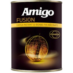 Cafea Solubila Amigo Fusion, 180g, Cafea in Badog, Cafea in Badog Amigo, Cafea Instanta Amigo, Cafea Solubila Cofeinizata, Cafea cu Cofeina, Cafea cu Cofeina Amigo, Cafea Solubila Aromata, Cafea Solubila Buna 