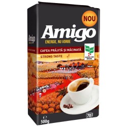 Cafea Macinata Amigo R&G, 500g, Cafea in Pachet, Cafea in Pachet Amigo, Cafea Amigo R&G, Cafea Macinata Cofeinizata, Cafea cu Cofeina, Cafea cu Cofeina Amigo