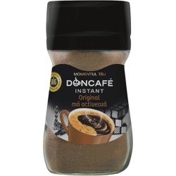 Cafea Solubila Doncafe Original, 95g, Cafea in Borcan, Cafea in Borcan Doncafe Original, Cafea Instanta Doncafe, Cafea Solubila Cofeinizata, Cafea cu Cofeina, Cafea cu Cofeina Doncafe Original