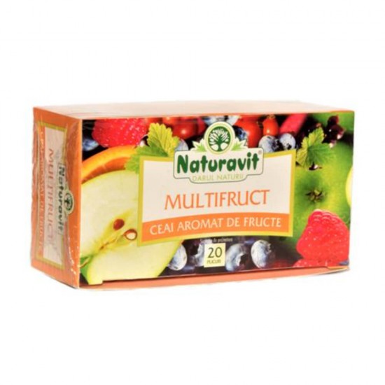 Ceai Multifruct Naturavit, 20 plicuri