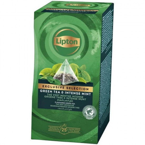 Ceai Verde cu Menta Lipton Exclusive Selection, 25 Piramide/Cutie, Ceai Verde cu Menta Lipton, Ceai de Menta, Lipton Ceai de Menta, Lipton Ceai Verde cu Menta, Plicuri Ceai Menta, Plicuri Piramida Ceai Verde, Plicuri Piraimidale Ceai Verde si Menta