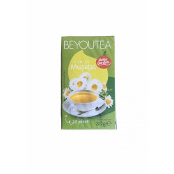 Cutie 20 Plicuri Ceai cu Musetel BEYOUTEA, Ceai cu Musetel, Pliculete de Ceai, Ceai Musetel BEYOUTEA, Cutie Ceai de Flori de Musetel, Plicuri Ceai Musetel, Ceai de Flori de Musetel, Infuzie de Musetel, Infuzie Musetel