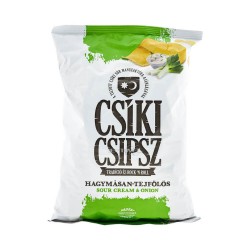 Chipsuri Csiki Csipsz cu Smantana si Ceapa, 70 g Chipsuri Csiki Csipsz cu Smantana si Ceapa, 70 g