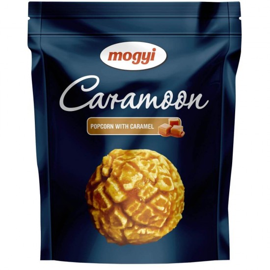 Caramoon Mogyi, Popcorn Caramel, 140 g, Mogyi Caramoon Popcorn cu Caramel, Popcorn Mogyi cu Caramel, Popcorn Caramoon cu Caramel, Punga Popcorn cu Caramel, Popcorn Caramelizat, Popcorn cu Glazura de Caramel, Popcorn Glazurat