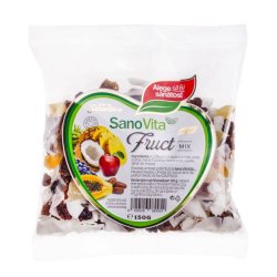 Fruct Mix Sano Vita, 150 g, Fructe Confiate, Fructe Deshidratate, Fructe Uscate, Amestec de Fructe Uscate, Amestec de Fructe Confiate, Mix de Fructe Uscate, Mix de Fructe Confiate, Fructe Mixte, Mixt Fructe, Fructe Mixte Confiate