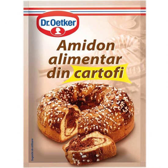 Amidon Alimentar din Catofi Dr. Oetker, 75 g, Amidon din Cartofi, Amidon Cartofi, Amidon pentru Prajituri, Amidon Bucatarie, Amidon Gatit, Amidon Uz Alimentar, Amidon pentru Alimente, Amidon Dr. Oetker