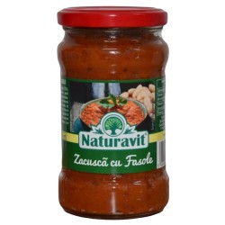 Zacusca cu Fasole Naturavit, 314 ml