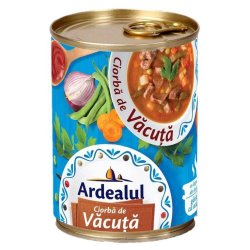 Ciorba de Vita Ardealul, 400 g, Conserva cu Ciorba de Vita, Conserva Ciorba de Vita, Conserva Ciorba Vita, Conserva de Ciorba Ardealul, Conserva Ciorba Ardealul, Ciorba de Vita la Conserva, Ciorba la Conserva, Ardealul Ciorba de Vita