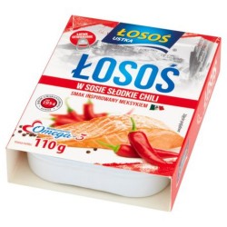 Somon File in Sos de Chili Dulce Losos Ustka, 110 g