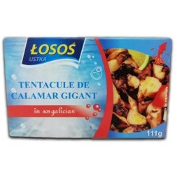 Tentacule Calamar Gigant Losos Ustka, 111 g, Sos Galician