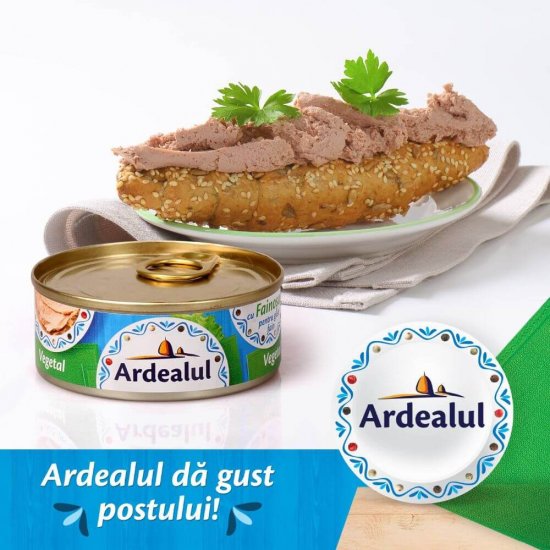 Pate Vegetal Ardealul, 100 g, Pasta Vegetala Ardealul, Pate Vegetarian Ardealul, Ardealul Pate Vegetal, Ardealul Pate Vegetarian, Ardealul Pasta Vegetala, Pate Ardealul, Pateu Vegetal Ardealul, Paste Vegetale Ardealul