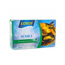 Scoici in Sos Picant Marinat Losos Ustka, 111 g