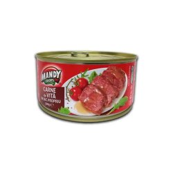 Carne de Vita in Suc Propriu Mandy, 300 g, Mandy Carne de Vita in Suc Propriu, Conserva Carne Vita, Conserva de Carne de Vita, Conserva cu Carne de Vita, Conserva Carne de Vita, Conserva Vita, Conserva de Vita, Conserva cu Vita