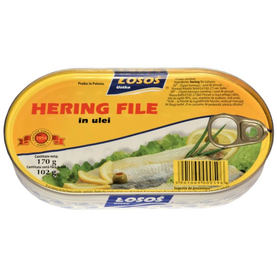 Hering File in Ulei Losos Ustka, 170 g