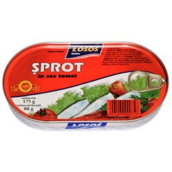 Sprot in Sos de Tomate Losos Ustka, 175 g Sprot in Sos de Tomate Losos Ustka, 175 g