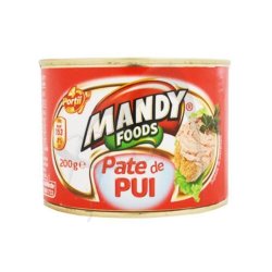 Pateu de Pui Mandy, 200 g, Pateu de Pasare, Pateu de Ficat de Pui, Pateu din Ficat de Pui, Pateu Ficat de Pui, Pateu Carne de Pasare, Pateu din Carne de Pasare, Pateu de Carne de Pasare, Pate de Pui Mandy, Pate de Pasare, Pate de Ficat de Pui
