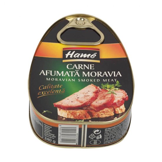 Carne Afumata Moravia Hame Select, 340g, Carne Afumata Hame, Hame Carne Afumata, Carne Afumata in Conserva, Carne de Porc Afumata, Carne de Porc Hame, Carne de Porc Afumata Hame, Conserva din Carne