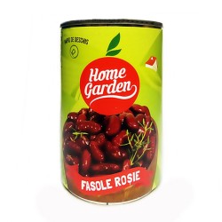 Fasole Rosie, Home Garden, 1.6 kg, Rosie, Borcan Fasole, Home Garden, Horeca Fasole Rosie, Alimente de Baza, Fasole Rosie Home Garden