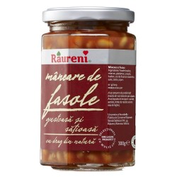 Mancare de Fasole Raureni, 300 g, Raureni Mancare de Fasole 300 g, Mancare de Fasole 300 g, Mancare de Fasole la Borcan, Raureni Mancare Fasole Boabe, Conserve Mancare de Fasole, Conserve Instant Raureni