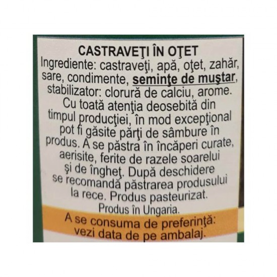 Castraveti Murati in Otet Naturavit, 6-9 cm, 720 ml