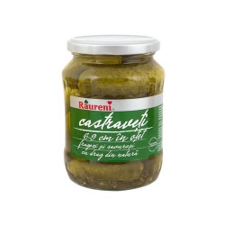 Castraveti 6-9 cm in Otet Raureni, 680g, Castraveti, Castraveti in Otet, Castraveti Raureni, Castraveti  6-9 cm in Otet, Castraveti in Otet cu Zahar, Castraveti  6-9 cm in Otet cu Zahar
