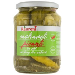 Castraveti Picanti in Otet Raureni, 680g, Castraveti, Castraveti in Otet, Castraveti Raureni, Castraveti Picanti in Otet, Castraveti in Otet cu Zahar, Castraveti Picanti in Otet cu Zahar