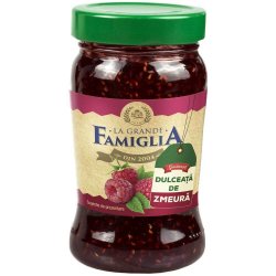 Dulceata de Zmeura La Grande Famiglia, 360 g, Dulceata de Zmeura Famiglia, Dulceata La Grande Famiglia, Dulceata Famiglia, Gem de Zmeura La Grande Famiglia, Gem de Zmeura Famiglia, Gem La Grande Famiglia, Gem Famiglia