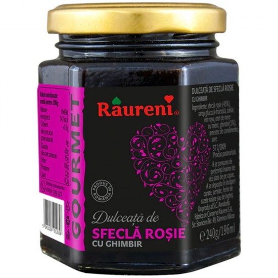 Dulceata de Sfecla Rosie Raureni, 240 g, Dulceata Sfecla Rosie, Dulceata din Sfecla Rosie, Dulceata Raureni, Dulceata Raureni Sfecla Rosie, Sfecla Rosie Dulceata, Borcan Dulceata, Borcan Dulceata de Sfecla Rosie