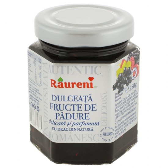 Dulceata de Fructe de Padure Raureni, 250 g, Dulceata Fructe de Padure, Dulceata din Fructe de Padure, Dulceata Raureni, Dulceata Raureni Fructe de Padure, Fructe de Padure Dulceata, Borcan Dulceata, Borcan Dulceata de Fructe de Padure
