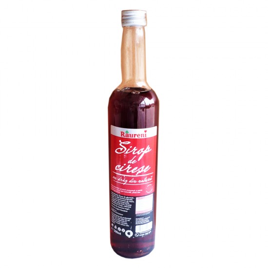 Sirop de Cirese Raureni, 500 ml, Sirop Raureni, Sirop Cirese, Sirop Fructe, Sirop Natural, Sirop 500 ml Raureni, Sirop Dulce, Siropuri de Fructe, Siropuri Raureni, Siropuri Fructe, Sirop de Fructe, Siropuri de Cirese